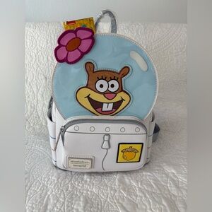 Loungefly Nickelodeon SpongeBob Sandy Cheeks Mini Backpack NWT